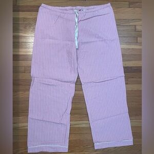 Banana Republic Women’s Pink Striped Pajama Bottoms